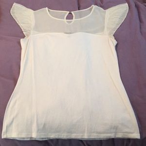 Express blouse with cap sleeves